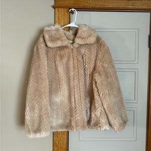 Faux fur jacket